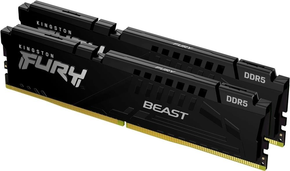 Память оперативная/ Kingston 32GB 6000MT/s DDR5 CL36 DIMM (Kit of 2) FURY Beast Black EXPO, KF560C36BBE2K2-32