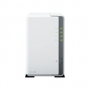 Synology DS223j Сетевое хранилище 2x2.5"/3.5" SATA, Realtek RTD1619B -1.7GHz, 1 GB DDR4, 1x1 Гбит/с, 2xUSB (вилка UK/HK 3-pin)