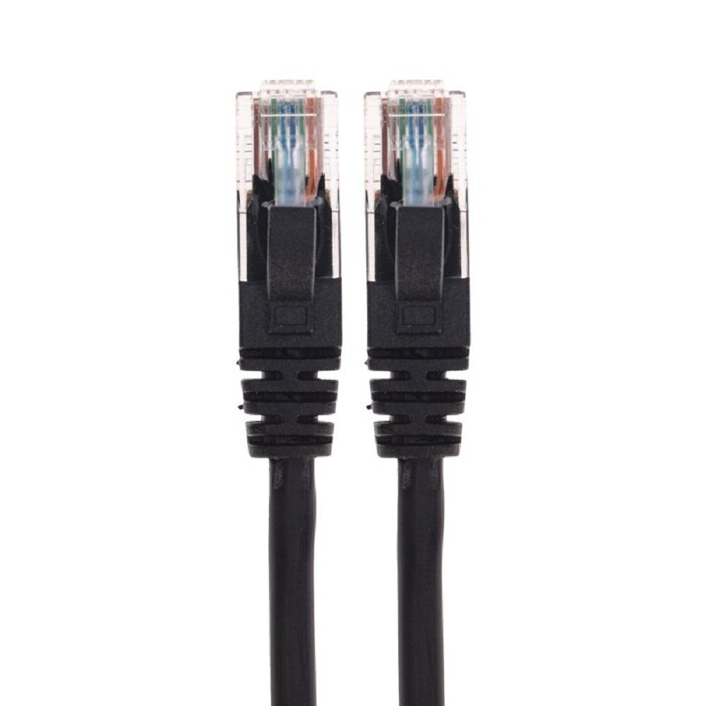 Rexant (02-0102-1) Патч-корд U/UTP, CAT 5e, RJ45-RJ45, 26AWG, LSZH, черный, 1м