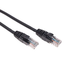 Rexant (02-0102-1) Патч-корд U/UTP, CAT 5e, RJ45-RJ45, 26AWG, LSZH, черный, 1м