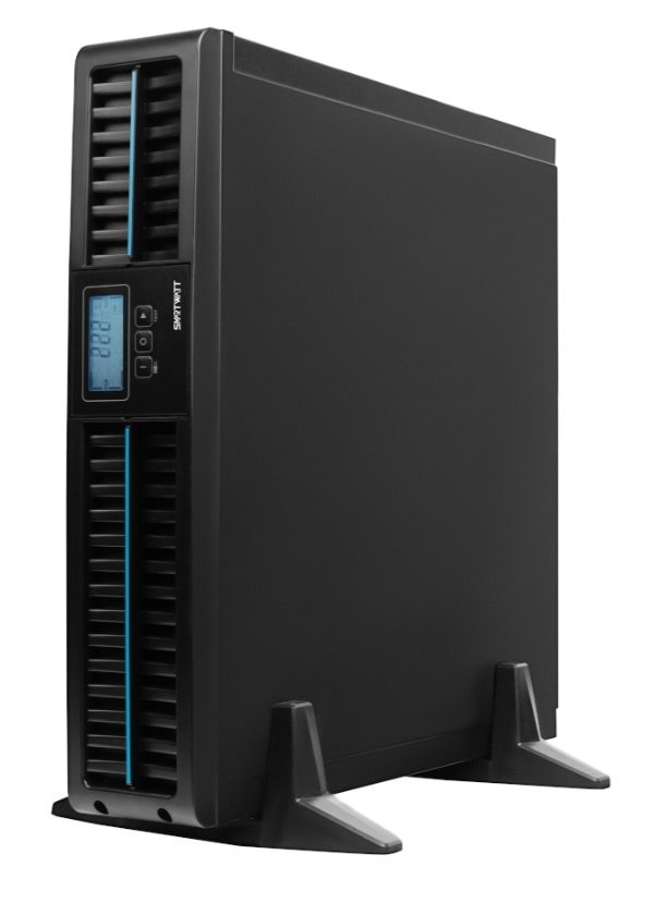 ИБП UPS DATA PRO COMBO 1kVA, On-line, RT, 1000/900 ВА/Вт, LCD, USB, RS232, EPO, SNMP slot, SCHUKOx2, IEC13x3, 2*9 Ач, 4656761037401