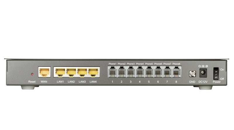 Шлюз VoIP/ 8-ports FXS RJ-11, 1-port 10/100/1000BASE-TX Gigabit Ethernet WAN, 4-ports 10/100/1000BASE-TXGigabit Ethernet port LAN SIP VoIP Gateway, DVG-5008SG/A1A