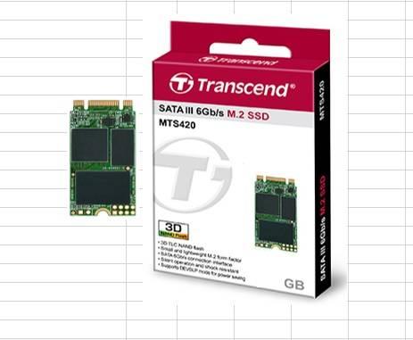 Твердотельный диск 240GB Transcend MTS420, 3D NAND, M.2, SATA III [R/W - 560/500 MB/s], TS240GMTS420S