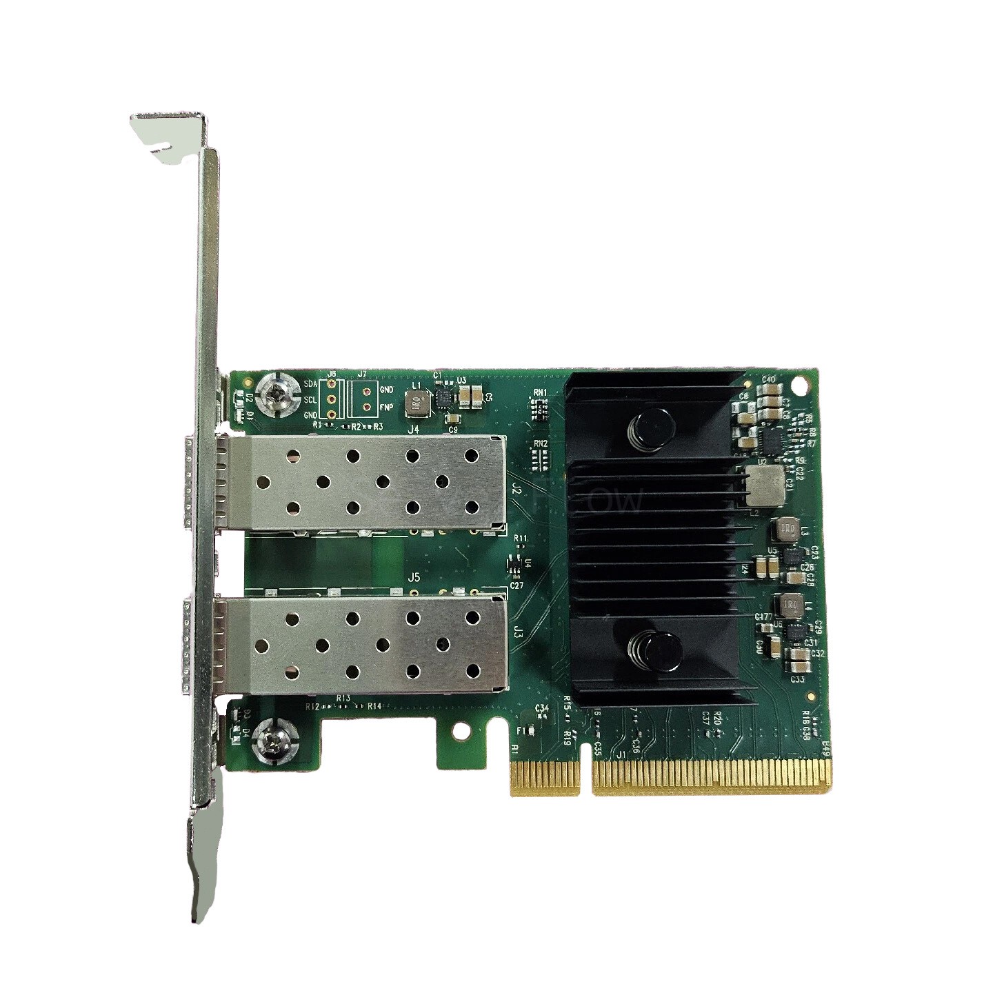 Сетевая карта/ CX631102A ConnectX®-6 Lx EN adapter card, 25GbE, Dual-port SFP28, PCIe 4.0 x8, No Crypto, Tall Bracket, MCX631102AN-ADAT