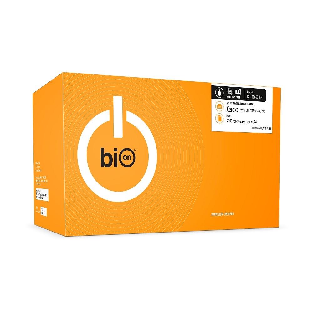 Bion BCR-106R01159  Картридж для XEROX Phaser 3117/3122/3124/3125 (3000  стр.),Черный, с чипом