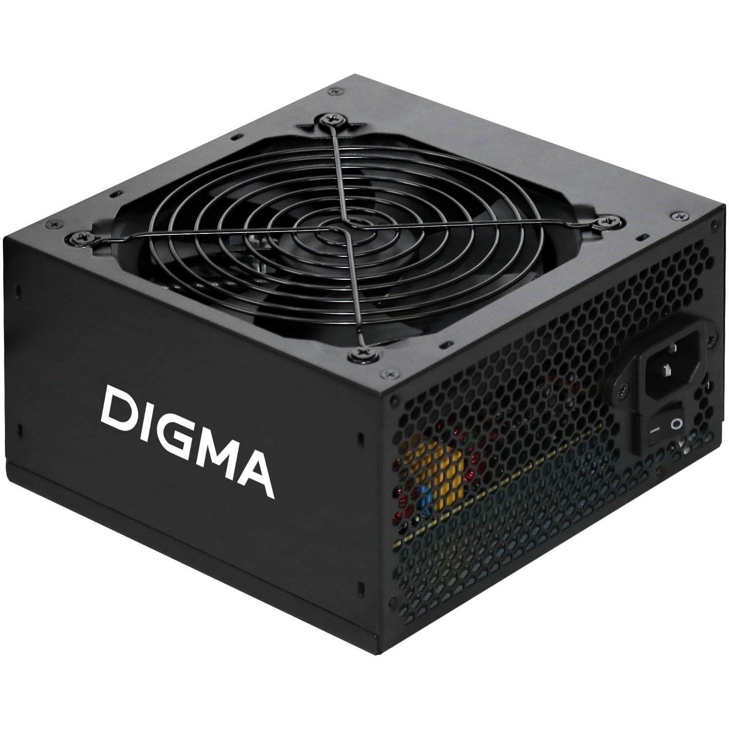Digma ATX 550W DPSU-550W (20+4pin) 120mm fan 4xSATA RTL