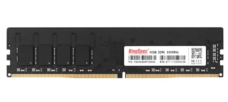 Оперативная память KingSpec DDR4 DIMM 16GB 3200MHz CL17 1x16GB 1.35V 288-pin, KS3200D4P13516G