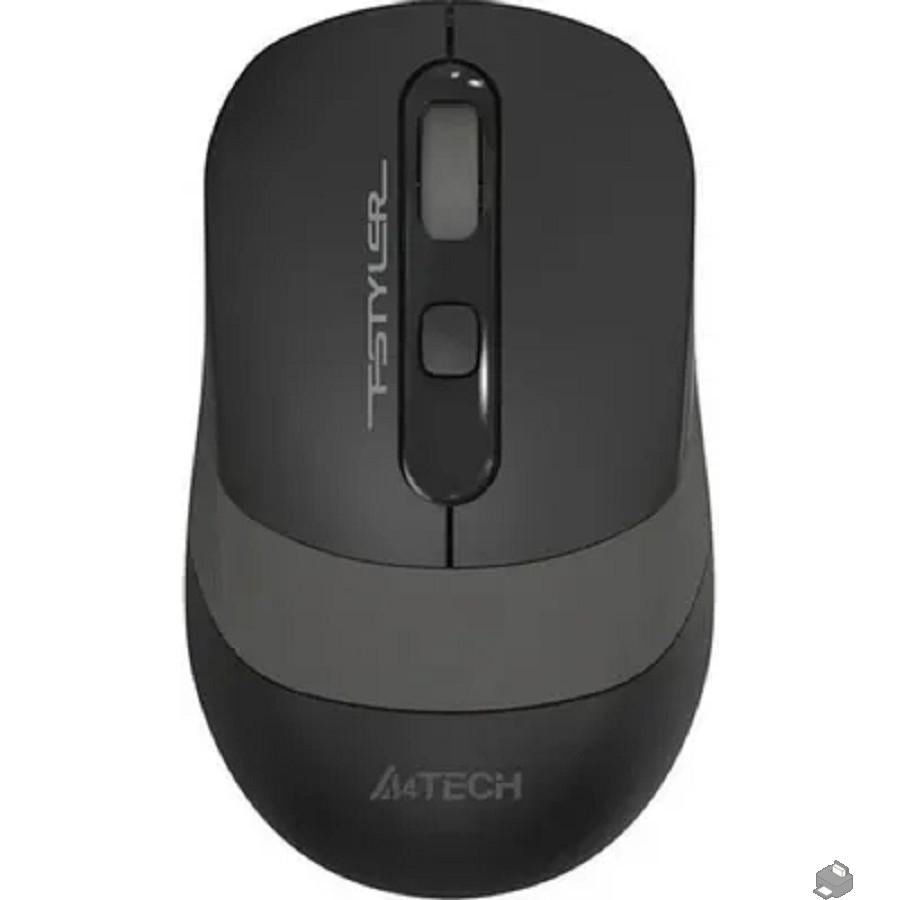Мышь компьютерная A4Tech Fstyler FM10S черный/серый 1600dpi/USB/4but, FM10S USB GREY