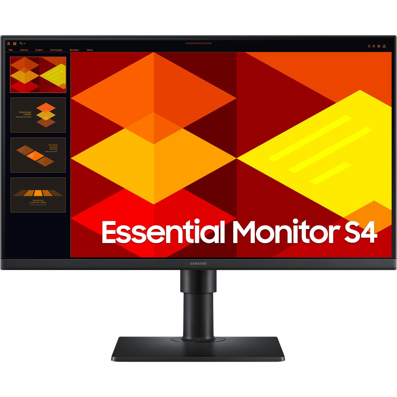 ЖК монитор/ Монитор Samsung S24D400GAI 24'', 1920x1080, IPS, 16:9, 178x178, 250nit, 100Hz, 5ms, 2HDMI/DP, 2USB-A, Audio out, HAS, H.Adj. 150, Tilt, Pivot, Swivel, IntPWR, 100X100VESA, Black, 3y, LS24D400GAIXCI