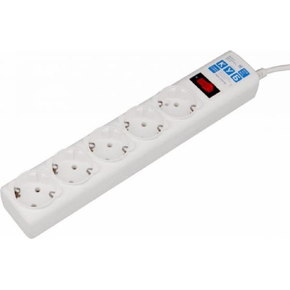PowerCube Сетевой фильтр 1.9м 5 розеток (SPG-B-6-WHITE), белый