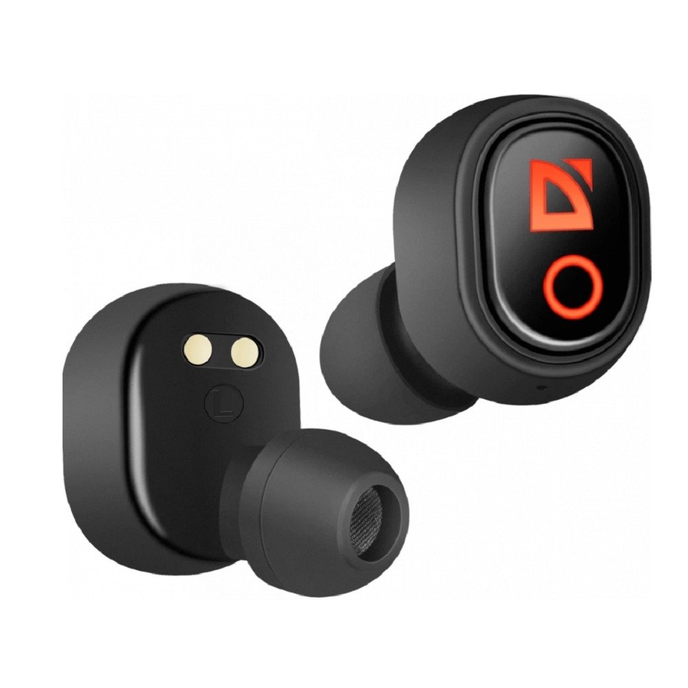 Defender Twins 639 черный,TWS, PB, Bluetooth, 63639
