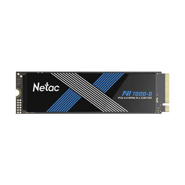 SSD накопитель Netac SSD NV7000-Q 1TB PCIe 4 x4 M.2 2280 NVMe 3D NAND, R/W up to 7100/6200MB/s, TBW 640TB, with heat spreader, 5y wty, NT01NV7000Q-1T0-E4X