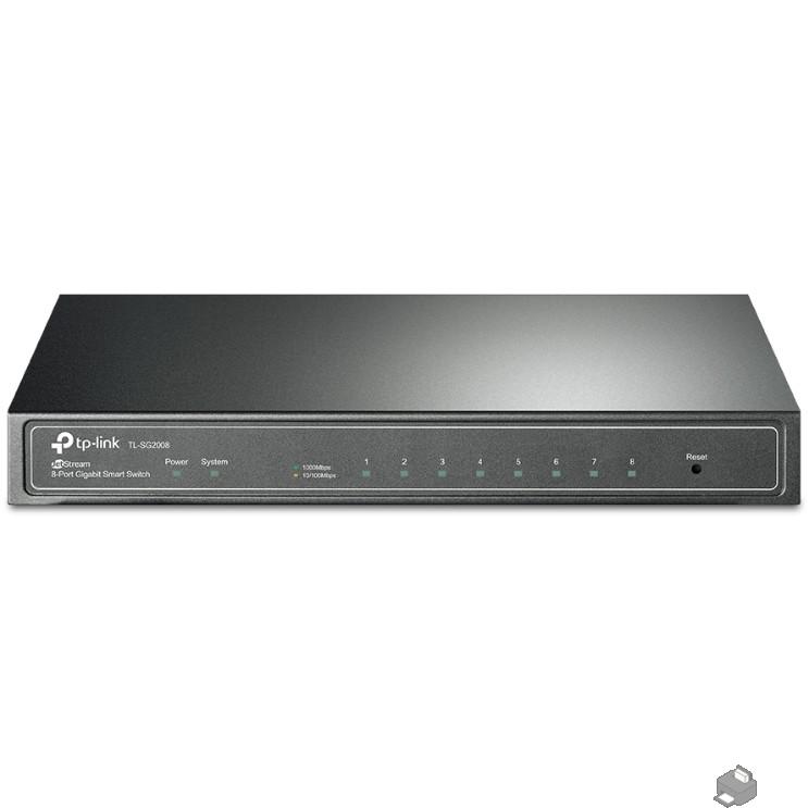 TP-Link SG2008 Коммутатор JetStream Smart с 8 гигабитными портами