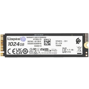 Kingston SSD 1Tb M.2 SFYR2S/1T0 M.2 2280 NVMe Fury Renegade