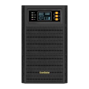 Exegate EX296949RUS ИБП On-line ExeGate PowerExpert TL-3000.72V.LCD.AVR.3SH.USB.RS232.SNMP <3000VA/3000W, On-Line, PF=1, LCD, 3*Schuko, RS232, USB, SNMP-slot, встроенные батареи 12V 7.2Ah - 6шт, возмо
