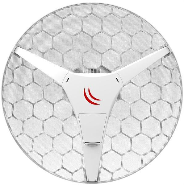 Точка доступа MikroTik Wireless Wire Dish (Pair of preconfigured LHGG-60ad devices for 60Ghz link (60GHz antenna, 802.11ad wireless, four core 716MHz CPU, 256MB RAM, 1x Gigabit LAN, RouterOS L3, POE, PSU) for 1Gbps, RBLHGG-60adkit