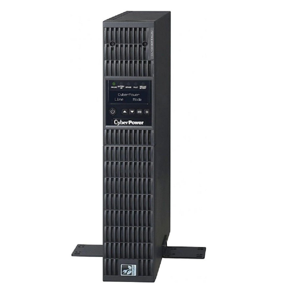 ИБП CyberPower OL1000ERTXL2U {Online, 1000VA/900W USB/RS-232/Dry/EPO/SNMPslot/RJ11/45/ВБМ (8 С13) 9Ач х3}