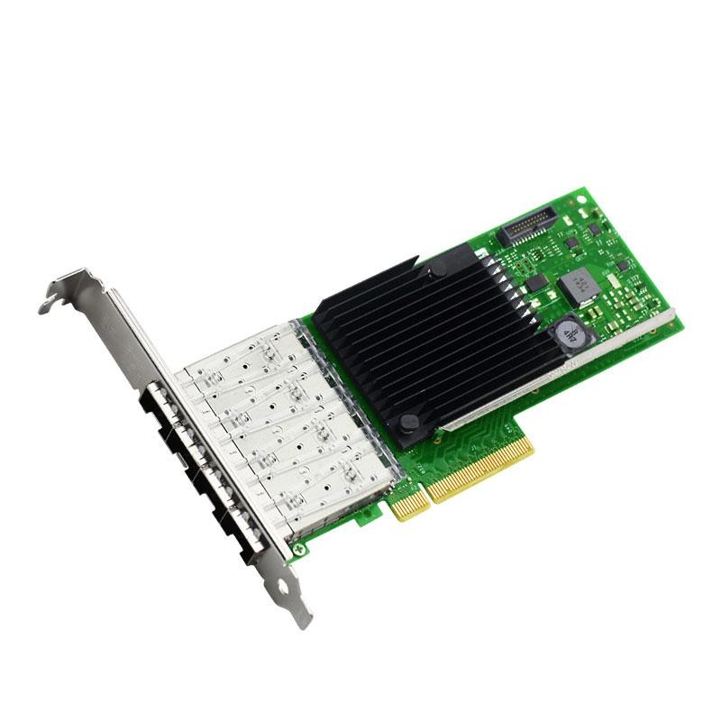 Сетевая карта/ Intel® Ethernet Converged Network Adapter X710-DA4 4x SFP+ port 10GbE/1GbE PCI-E x8 (v3), VMDq, PCI-SIG SR-IOV Capable, iSCSI, NFS, X710DA4G2P5