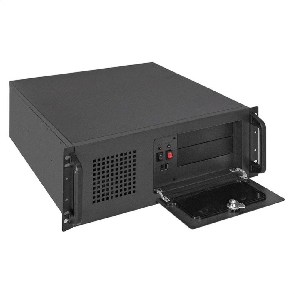 Exegate EX295481RUS Серверный корпус ExeGate Pro 4U450-17 <RM 19", высота 4U, глубина 450, без БП,2* USB>