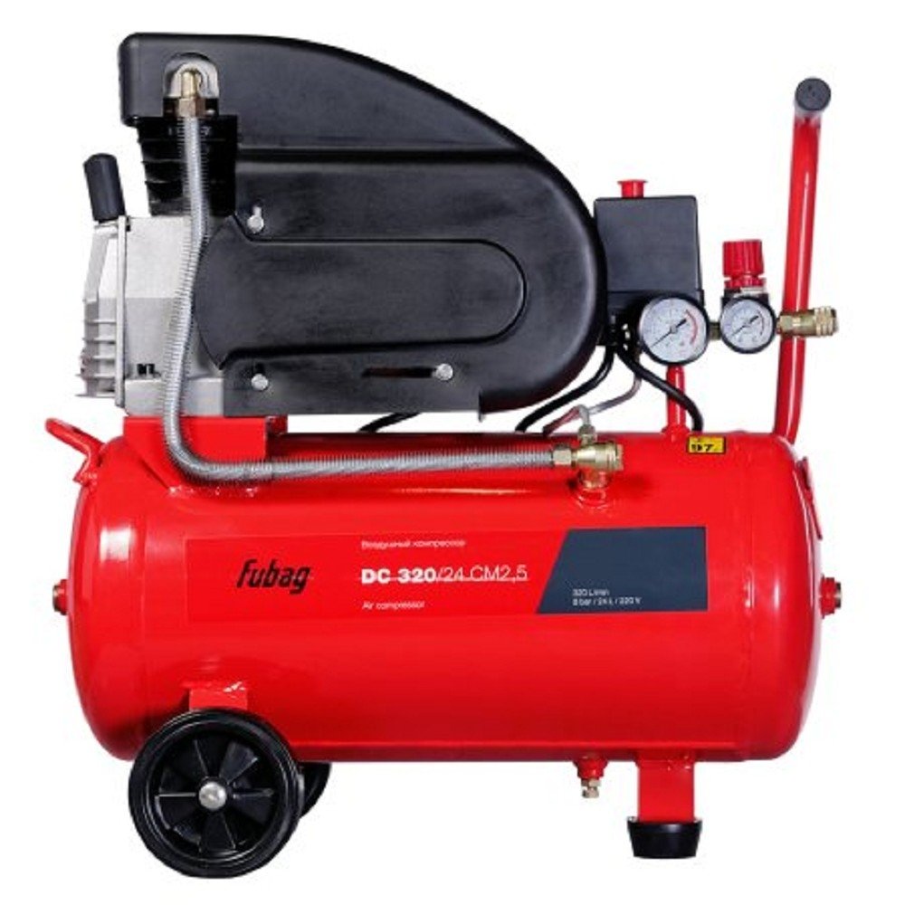 FUBAG DC 320/24 CM2.5 Компрессор [614319530/29838182] {320 л/мин_24л_8бар_1.8кВт}