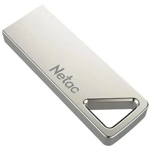 Netac USB Drive 4GB U326  <NT03U326N-004G-20PN>, USB2.0, металлическая плоская