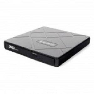 USB 3.0 Gembird DVD-USB-04 пластик, со встроенным кардридером и хабом черный