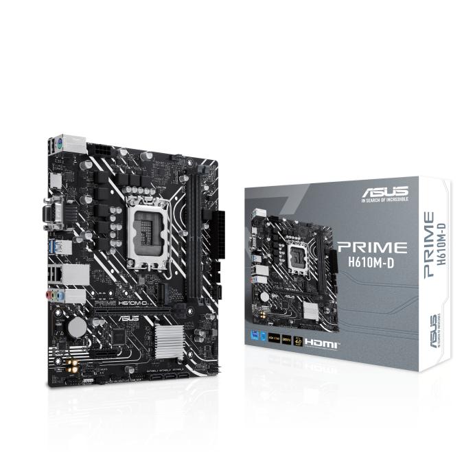 Материнская плата/ PRIME H610M-D, 90MB1G80-M0EAY0