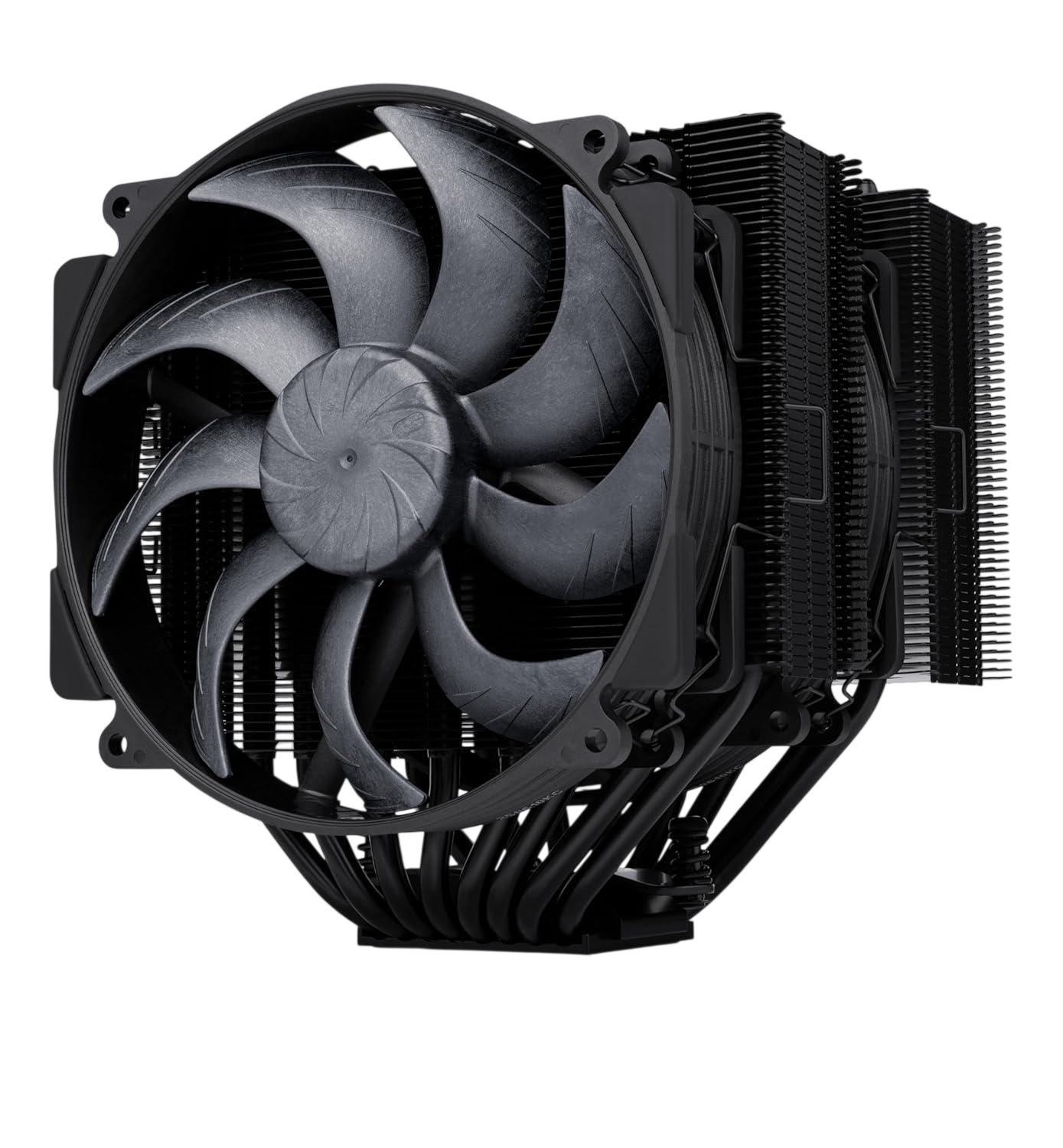 Кулер для процессора/ CPU Cooler Noctua NH-D15 G2 chromax.black (228W, 4-pin PWM, 168mm, Al/Cu, 8x6mm, 2x140mm, 91.5CFM, 24.8dBA, 1500RPM, S: 1851/1700/1200/115X, AM5/AM4, Black)