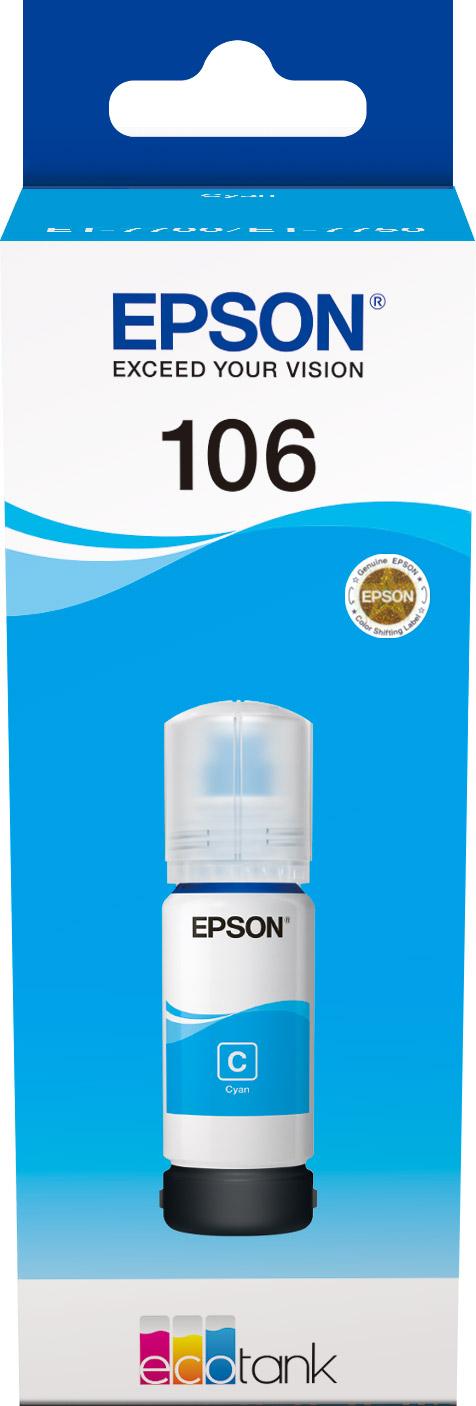 Контейнер с голубыми чернилами Epson  для L7160/7180, C13T00R240