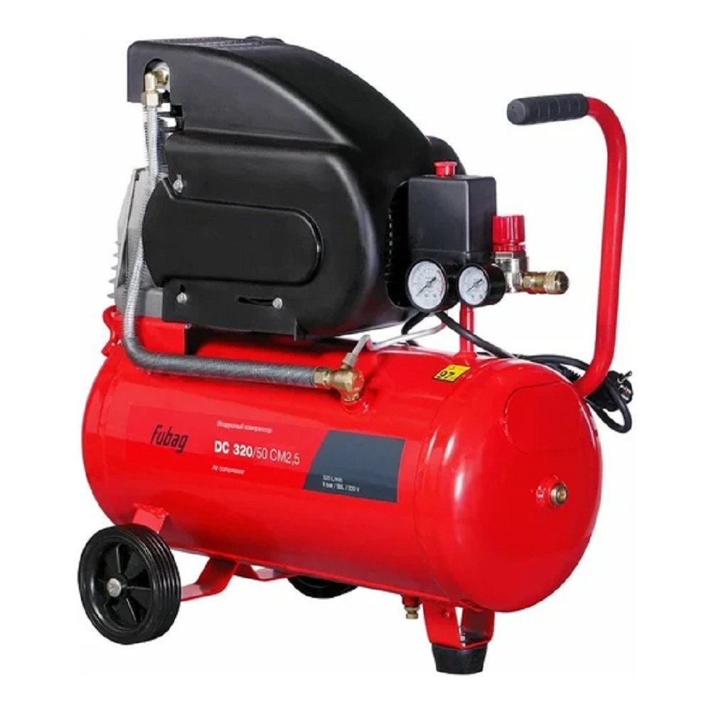 FUBAG DC 320/50 CM2.5 Компрессор [614319547/29838183] {320 л/мин_50л_8бар_1.8кВт}