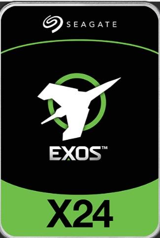 Жесткий диск Seagate Exos X24 HDD 3.5" SATA 16Tb, 7200 rpm, 512Mb buffer, 512e/4kn, CMR, ST16000NM002H, 1 year