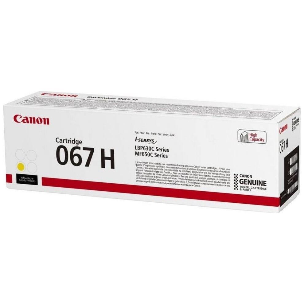 Canon Тонер-картридж/ CRG 067H Y  MF651Cw/MF655Cdw/LBP631Cw, 5103C002
