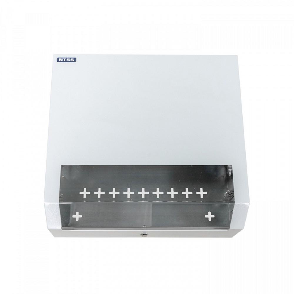 NTSS Шкаф настенный телекоммуникационный NTSS SOHO 19 5U: 3U+2U, собранный, серый RAL 7035 NTSS-SOHO5U