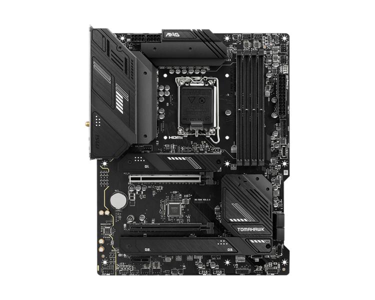 Материнская плата MSI B760 TOMAHAWK WIFI DDR5 Soc-1700, B760, 4xDDR5, ATX, 2.5Gg+VGA+HDMI+DP RTL, MAG B760 TOMAHAWK WIFI