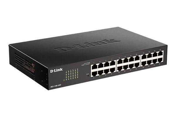 D-Link DGS-1100-24V2/A2A Настраиваемый L2 коммутатор c 24 портами 10/100/1000Base-T