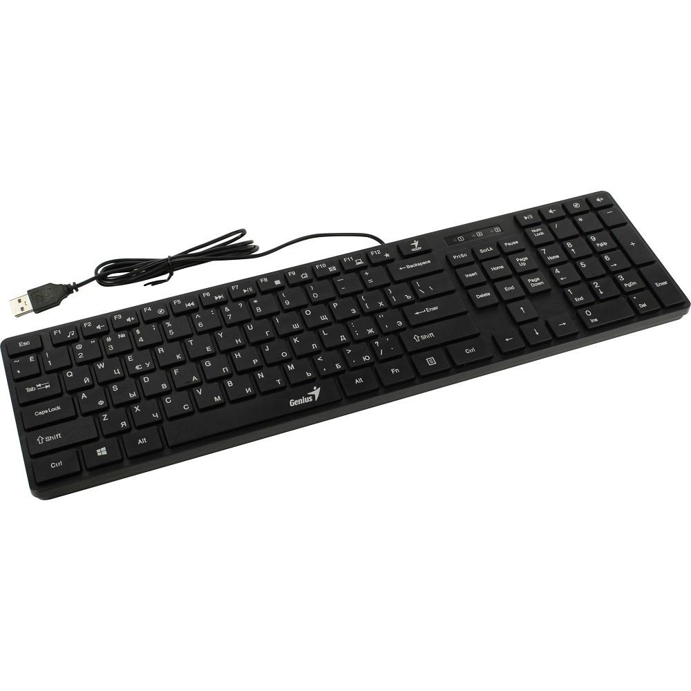 Клавиатура Genius SlimStar126 Black USB [31310017402/31310017417]