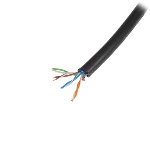 5bites Кабель Express FS5525-305BPE витая пара FTP/SOLID/5E/24AWG/COPPER/PE/BLACK/OUTDOOR/DRUM/305M