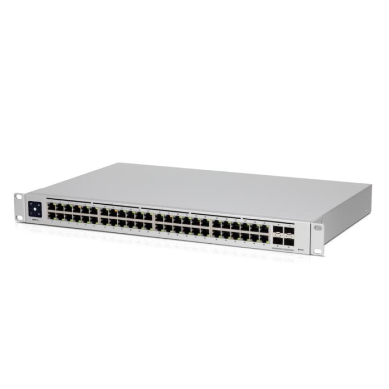 Коммутатор/ 48-port, Layer 3 switch supporting 10G SFP+ connections with fanless cooling, USW-Pro-48