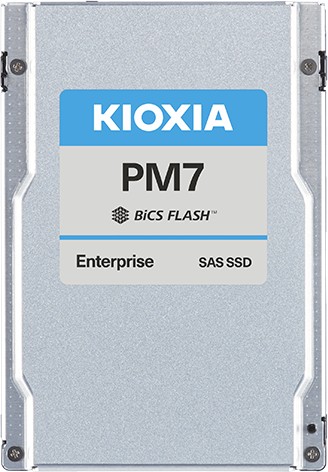 SSD KIOXIA KPM71VUG1T60 PM7-V, 1.6TB, 2.5" 15mm, SAS 24Gb/s, TLC, R/W 4200/3400 MB/s, IOPs 720K/320K, TBW 8760, DWPD 3