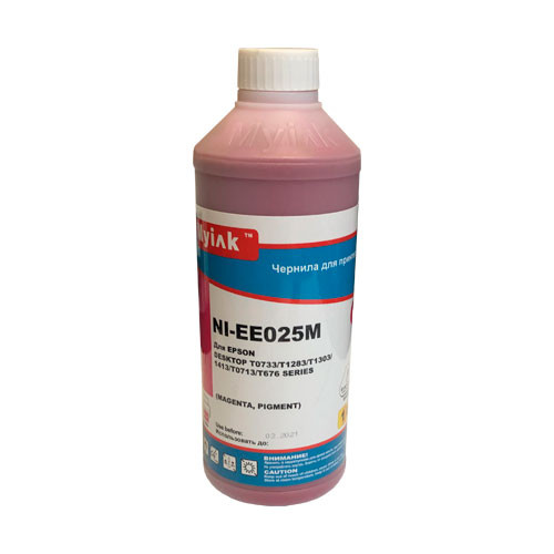 Чернила для EPSON (T0733/T0713/T0923) St C67/91/CX3700/4300/ T40/TX550/S22/SX125 (1л,magenta, Pigment) EE025M MyInk