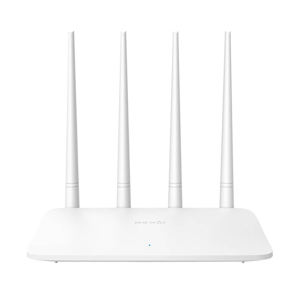Tenda F6 Wi-Fi роутер N300, до 300 Мбит/с на 2,4 ГГц, LAN 3x100 Мбит/с, WAN 1x100 Мбит/с, 4x5dBi антенны, белый корпус, F6 V5.0