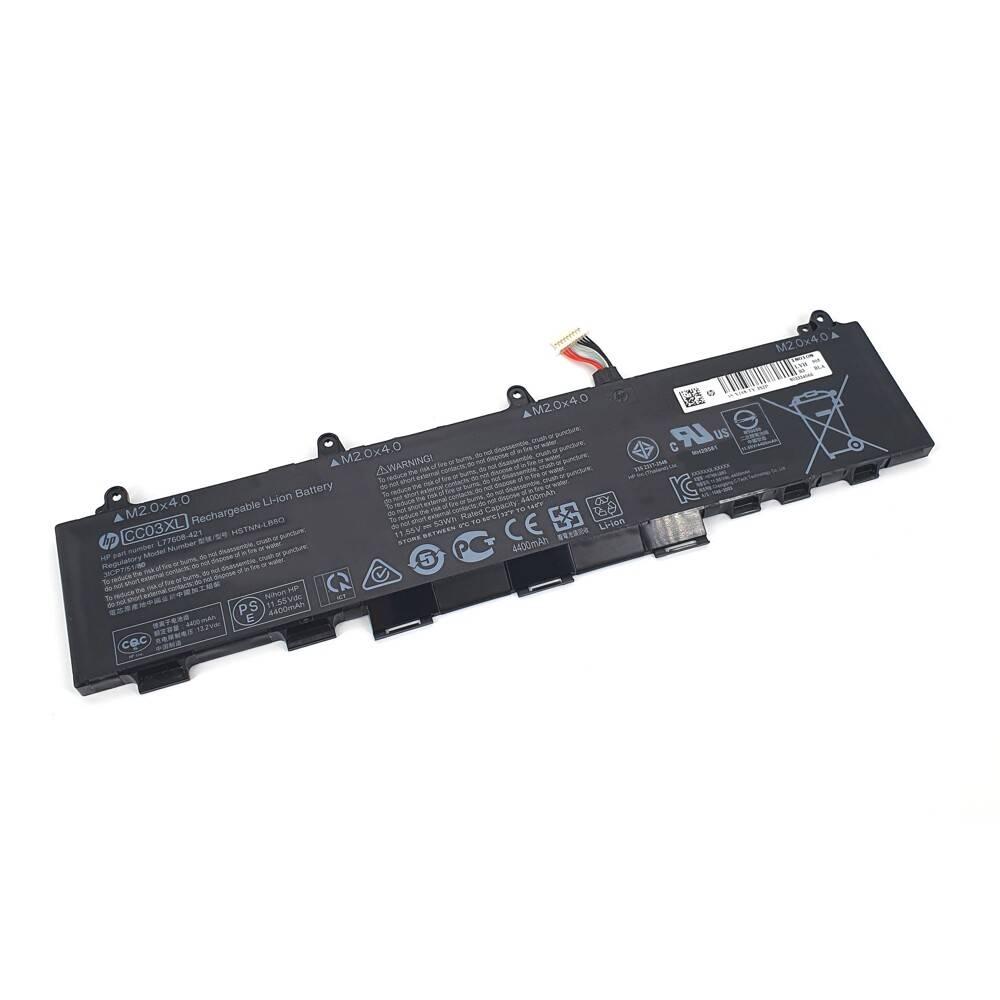 Батарея для HP EliteBook 830G7/835G7/840G7/845G7/850G7/855G7/835G8 (HSTNN-LB8Q/CC03XL) 11.55V 4400mAh/53Wh 3 cells, L78555-005-SP