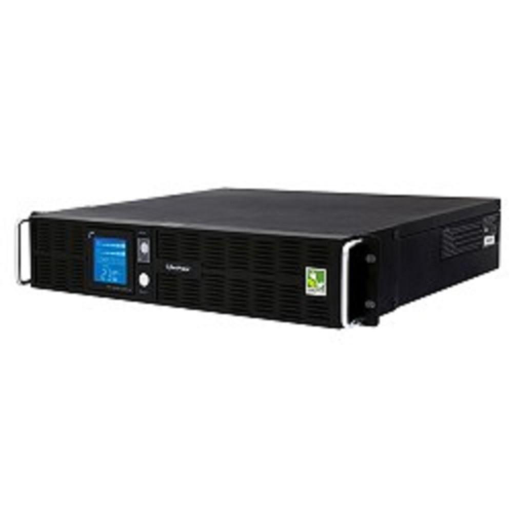 Источник бесперебойного питания CyberPower PR1000ELCDRT2UA Line-Interactive 1000VA/900W USB/RS-232/Dry/EPO/SNMPslot/RJ11/45 (8 IEC С13)