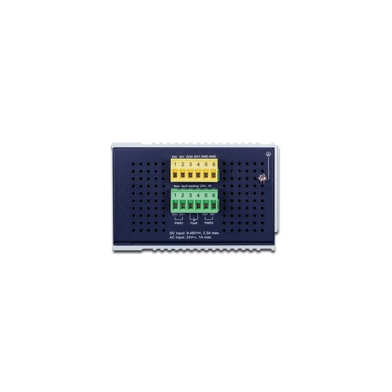 коммутатор/ PLANET IP30 L2+ SNMP Manageable 8-Port Gigabit POE+(AT) Switch + 2-Port Gigabit SFP Industrial Switch (-40 to 75 C), ERPS Ring Supported, 1588, IGS-10020HPT