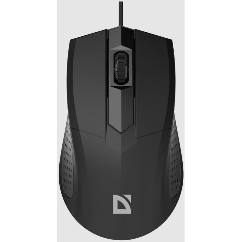 Defender Мышь проводная оптическая Optimum MB-270 PRO:черн,3кн,1200dpi,1.8м,тефл, 52271