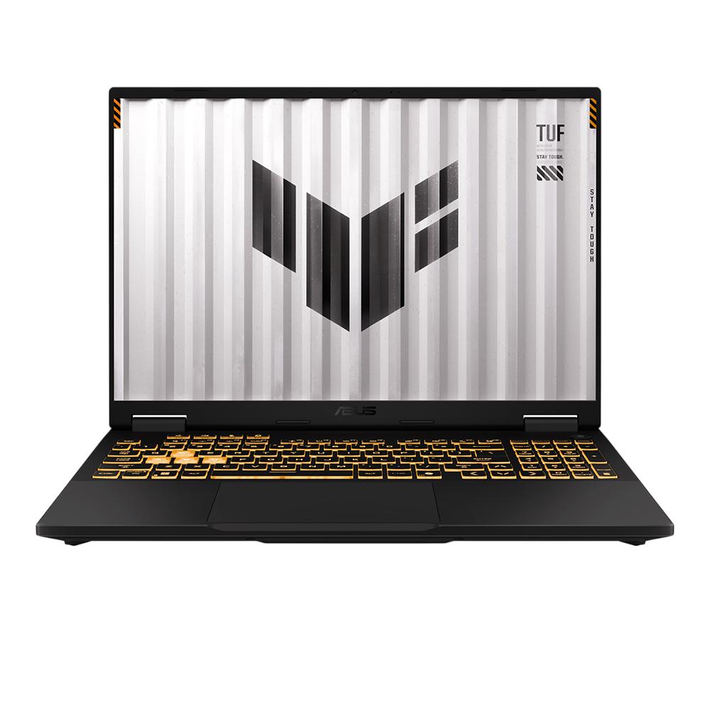 Ноутбук/ ASUS TUF F16 FX608JPR-RV098 16"(1920x1200 (матовый, 165Hz) IPS)/Intel Core i5 14450HX (2.4Ghz)/16384Mb/1024PCISSDGb/noDVD/Ext:nVidia GeForce RTX 5070(8192Mb)/Cam/BT/WiFi/90WHr/war 1y/2.2kg/Jaeger Gray/DOS, 90NR0NG1-M006N0