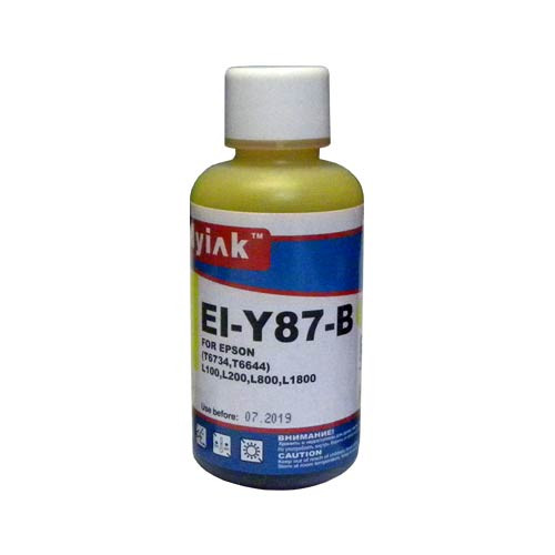 Чернила для EPSON (T6734) L100/L200/ L655/ L800/ L805/ L1800 (100мл, yellow Dye) EI-Y87-B Gloria™ MyInk