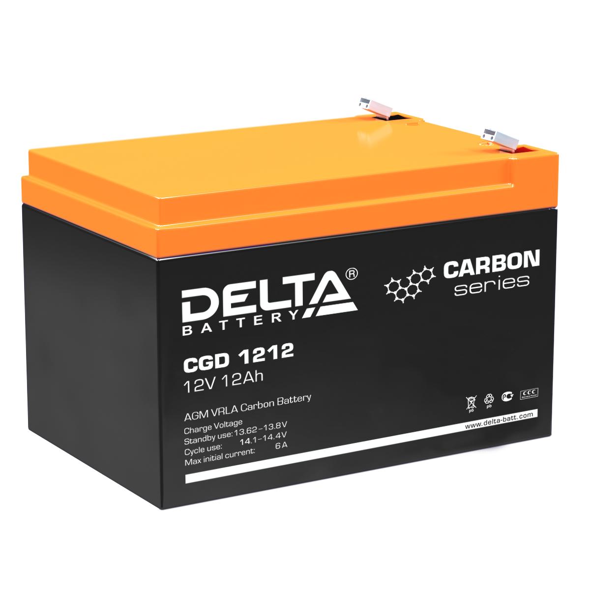 Аккумулятор DELTA BATTERY CGD 1212, 4614010020004