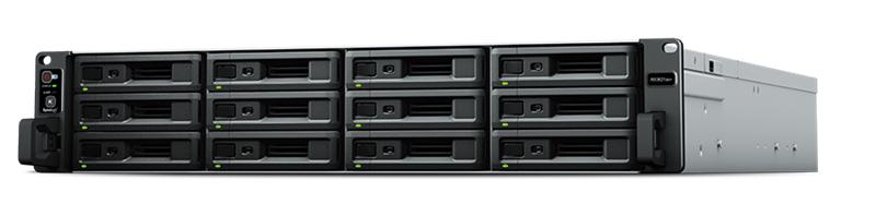 Система хранения данных Synology 2U/12bay 8C 2,1GhzCPU/8Gb(64)/RAID0,1,10,5,6/upto 36HDD (2xRX1217(RP))/2xUSB/4GbE+2x10GE/2xPCIe/iSCSI/2xIPcam(upto90)/2xRPS/no rail/1YW (вмятина на корпусе.), RS3621xs+-NNC-001