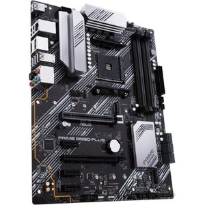 ASUS PRIME B550-PLUS (Socket AM4, ATX, 4xDDR4(128GB), DP/HDMI, 1xPCIe 4.0x16/1xPCIe 3.0x16, 3xPCIe 3.0, 1xLAN, 6xSATA 6Gb/s, 2xM.2, 1xType-C, 5xUSB 3.2, 2xUSB 2.0)
